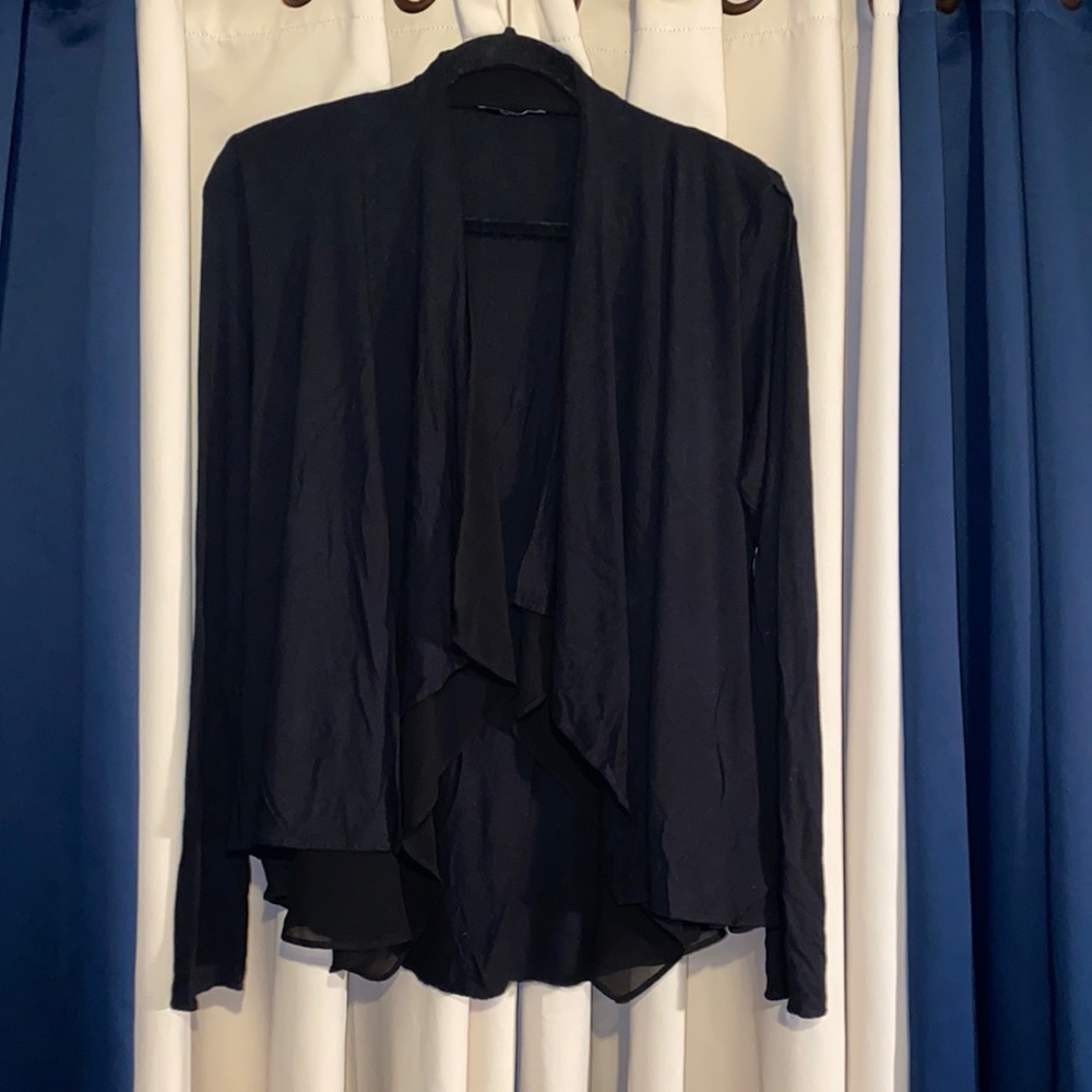 Tahari M cardigan thin modal